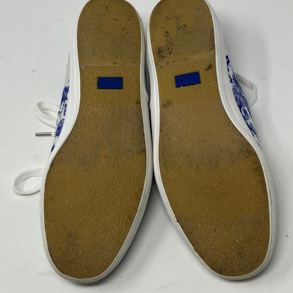 Keds Women’s White/Blue Floral Sneakers WF63485 –  Canvas Lace Up Sneakers 7.5M - Picture 11 of 11